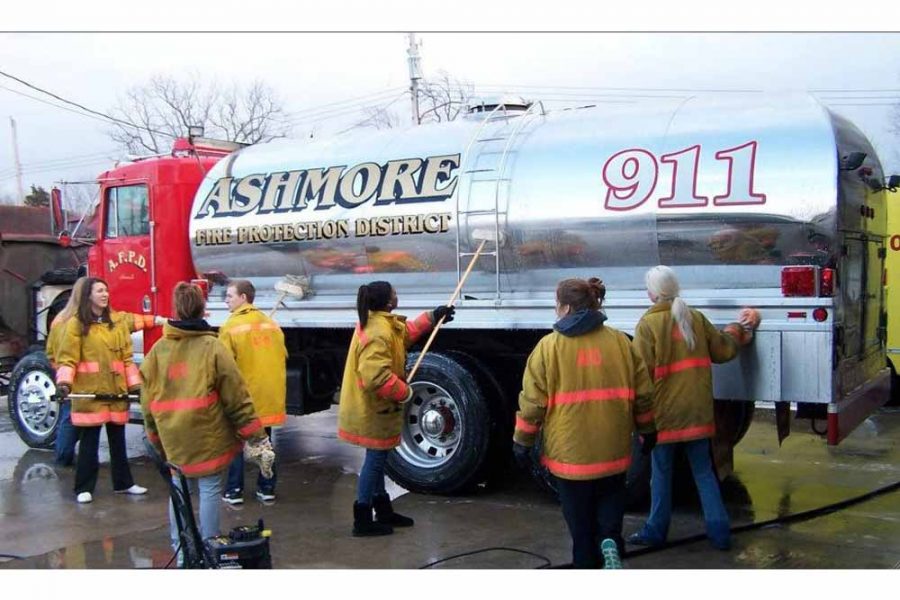 The Ashmore Fire Department offered Eastern students opportunities for service work last year.