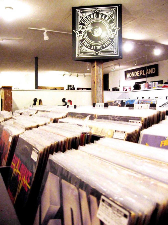 Subbmiited | The Daily Eastern News
The Sound Bank is a vinyl-only store owned by the founders of Cavetone Records. It is located on the second floor of the Vault Art Collective building in Tuscola.