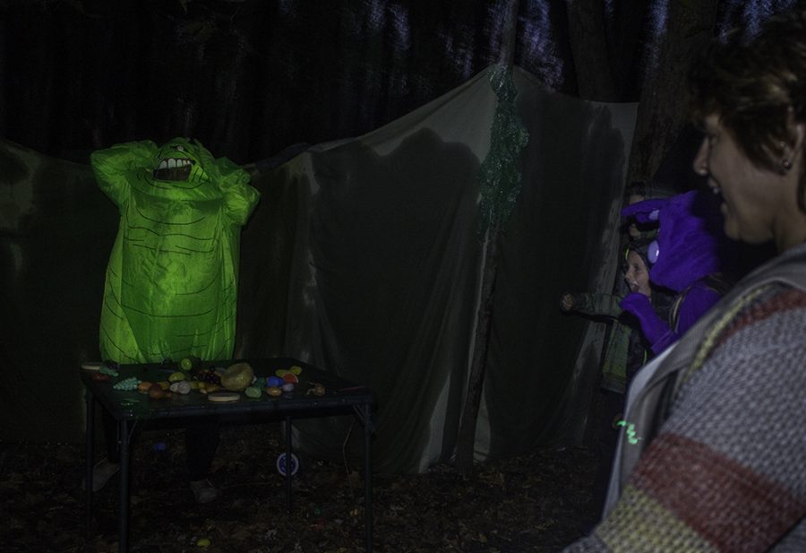 The Haunted Hike at the Douglas-Hart Nature Center had a “Ghostbusters” theme. 200 volunteers worked the festival this weekend and 1,000 patrons were expected to attend according to Gary Boske, Executive Director of the Nature Center.