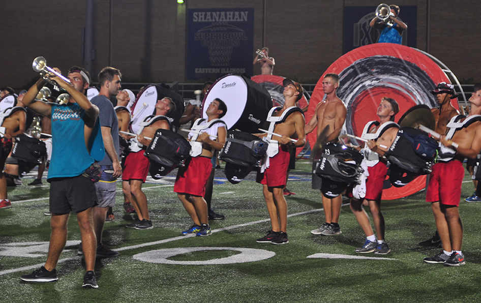 Students+participating+in+the+Smith+Walbridge+Summer+Clinic+practice+at+OBrien+Field+Monday+night.