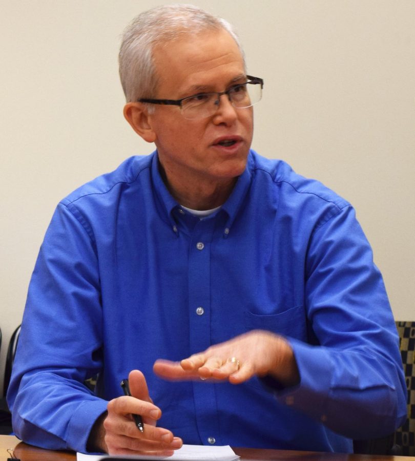 Larry White is a professor of management information systems and operations management. He also represents Eastern on the faculty advisory board of the Illinois Board of Higher Education.