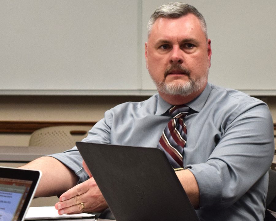 Todd Bruns is an institutional repository librarian who is working on the committee to review Workgroups no. 8 and 9’s proposals. He, along with biological sciences professor Billy Hung, will began work on writing a draft of the review committees final proposal which is due before Jan 15th.