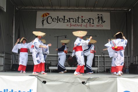 The Bon Odori Group performs traditional Japanese songs and dances at Celebration.