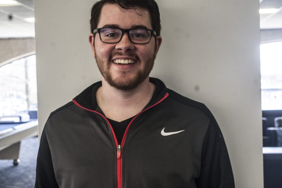 Frank Monier, a senior theater arts and business management major, is the only student in his department this year to direct a production for his honor’s thesis.