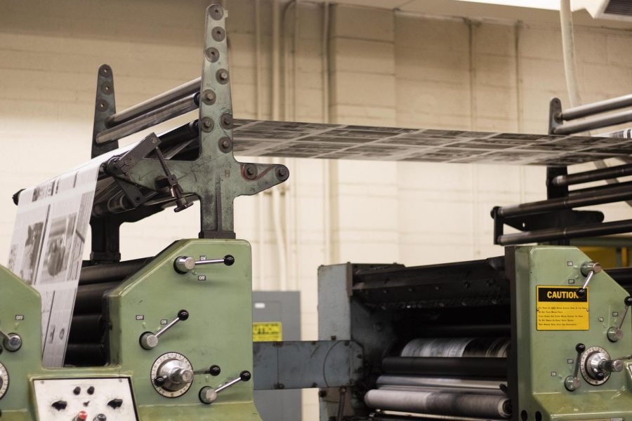 THROUGH THE LENS: Printing press process