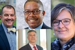 Eastern will interview four candidates to replace the current University President for Eastern, David Glassman. Those candidates include, Jay Gatrell (left), David Brennen (top middle), Michael Godard (bottom middle), and Diana Rogers-Adkinson. 