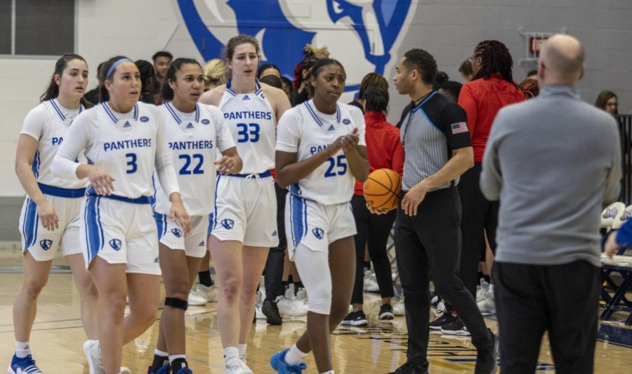 The+women%E2%80%99s+basketball+team+picked+up+its+tenth+conference+win+in+Saturday+afternoons+game+against+Southeast+Missouri+State+University+at+Lantz+Arena.+The+Panthers+won+63-57.+The+Panthers+are+10-0+in+conference+play+and+17-3+in+season+play.