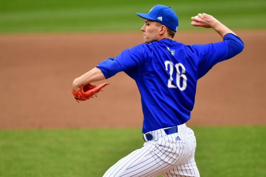 Ky+Hampton%2C+a+graduate+right-handed+pitcher%2C+has+won+back+to+back+OVC+pitcher+of+the+week.