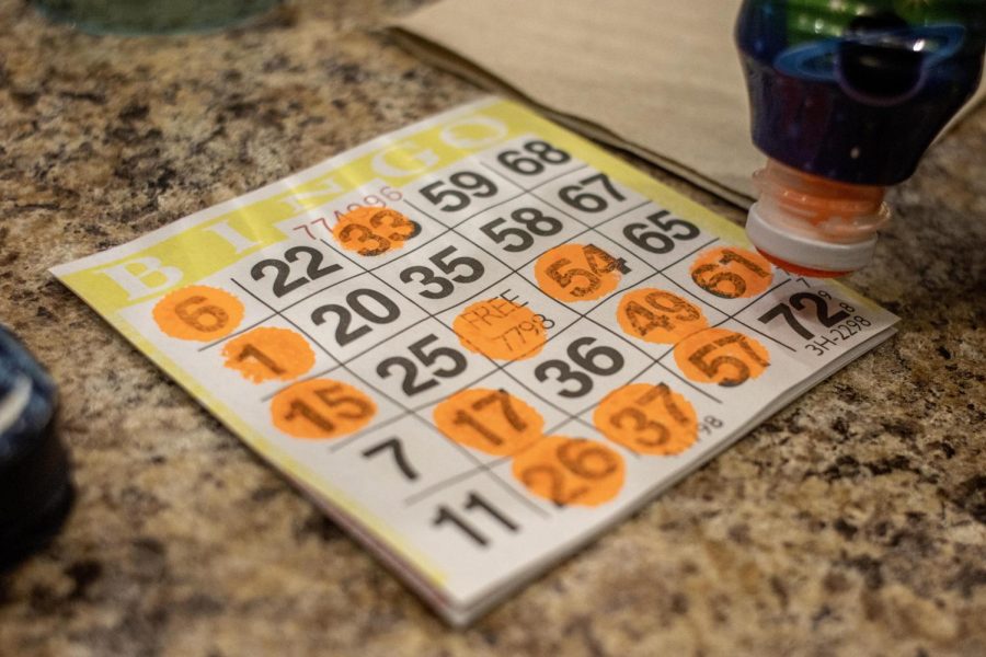 The event organizers ran out of bingo cards so several students were unable to play Safety Bingo in Thomas Dining Monday night.