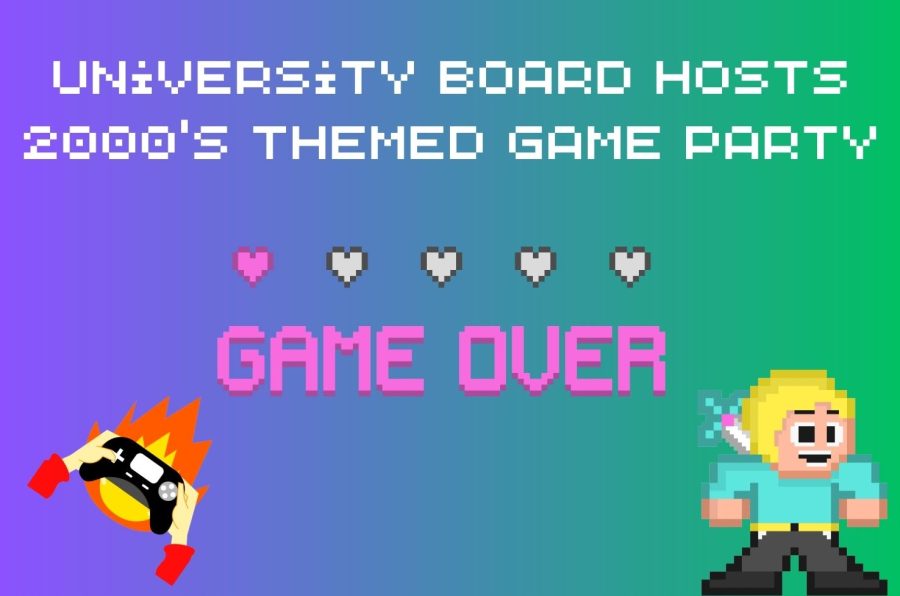 University Board hosts 2000s themed Game Party