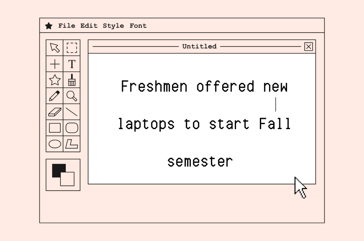 Freshman students offered new laptops