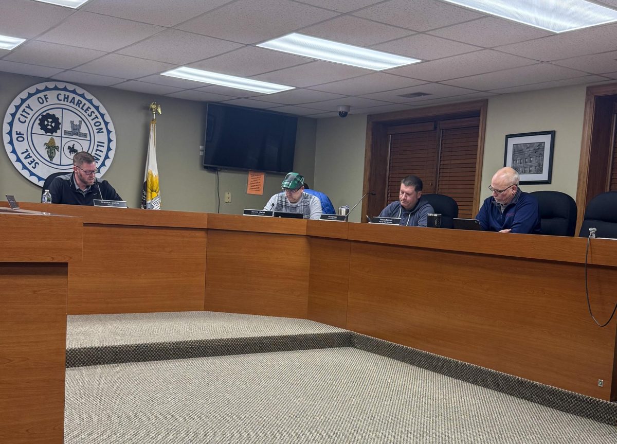 Charleston City Council met on Tuesday to discuss a variety of topics including bad sewage pipes and the annexation of Seven Hickory Township in Charleston Town Hall in Charleston, Ill.