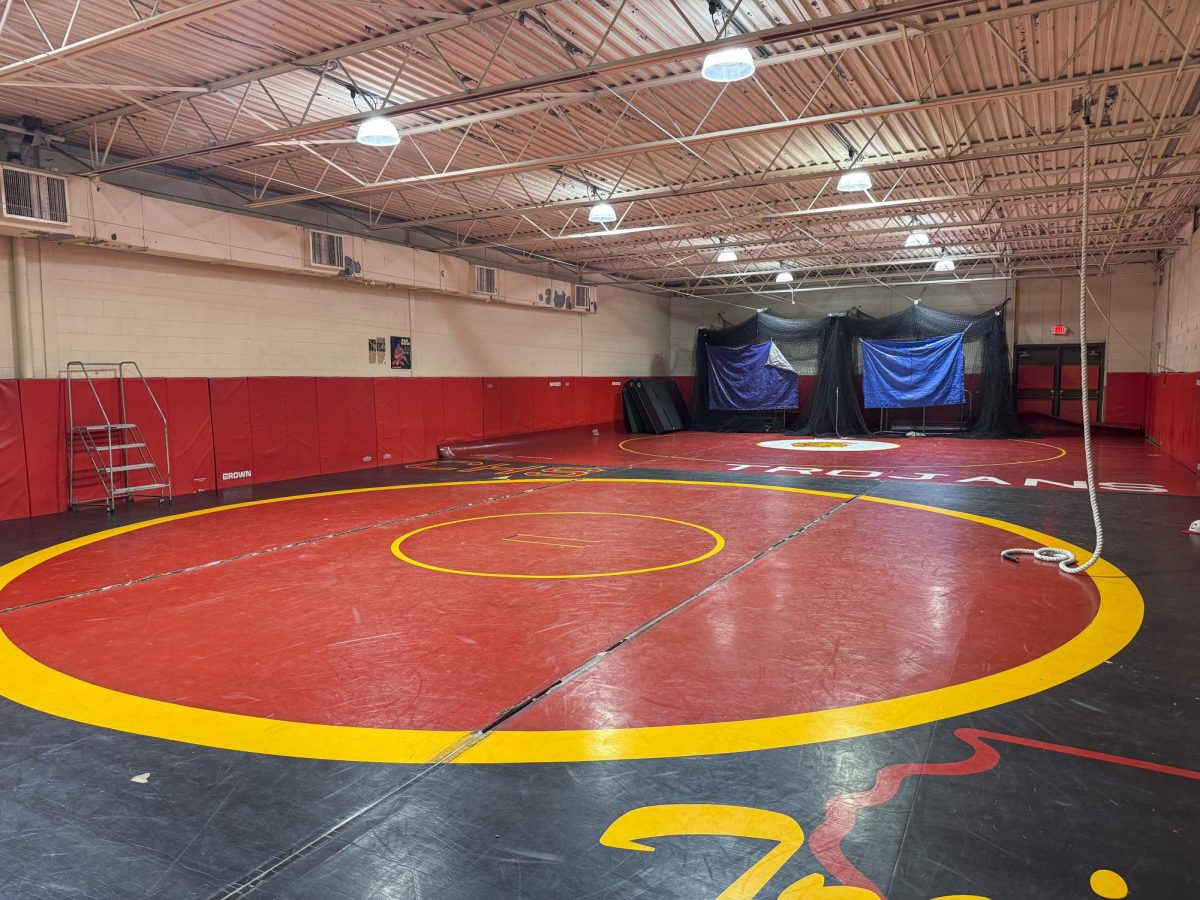 The Charleston High School wrestling room is getting new mats and its walls repainted, according to athletic director Brian Deadmond.