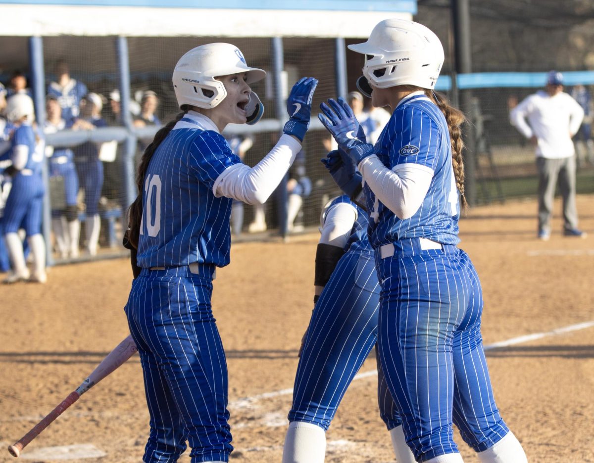 EIU sophomore softball pitcher, Rylan Gick, pitches during the team’s second game against Lindenwood University on Saturday. Gick finished the game with 6 hits and the panthers won 5-1 at Williams Field.