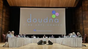 The Board of Trustees discussed topics ranging from the preliminary fiscal year 2027 budget to enrollment during their meeting on Thursday, June 11, 2026 in the Doudna Fine Arts Center's Dvorak Concert Hall at Eastern Illinois University in Charleston, Ill.