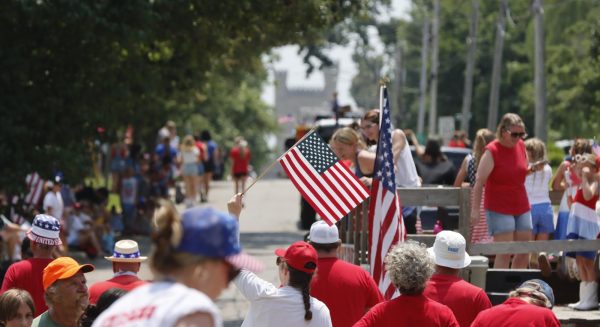 The parade moved south on 6th Street before turning west on Polk Avenue to finish at Morton Park just before 2 p.m.